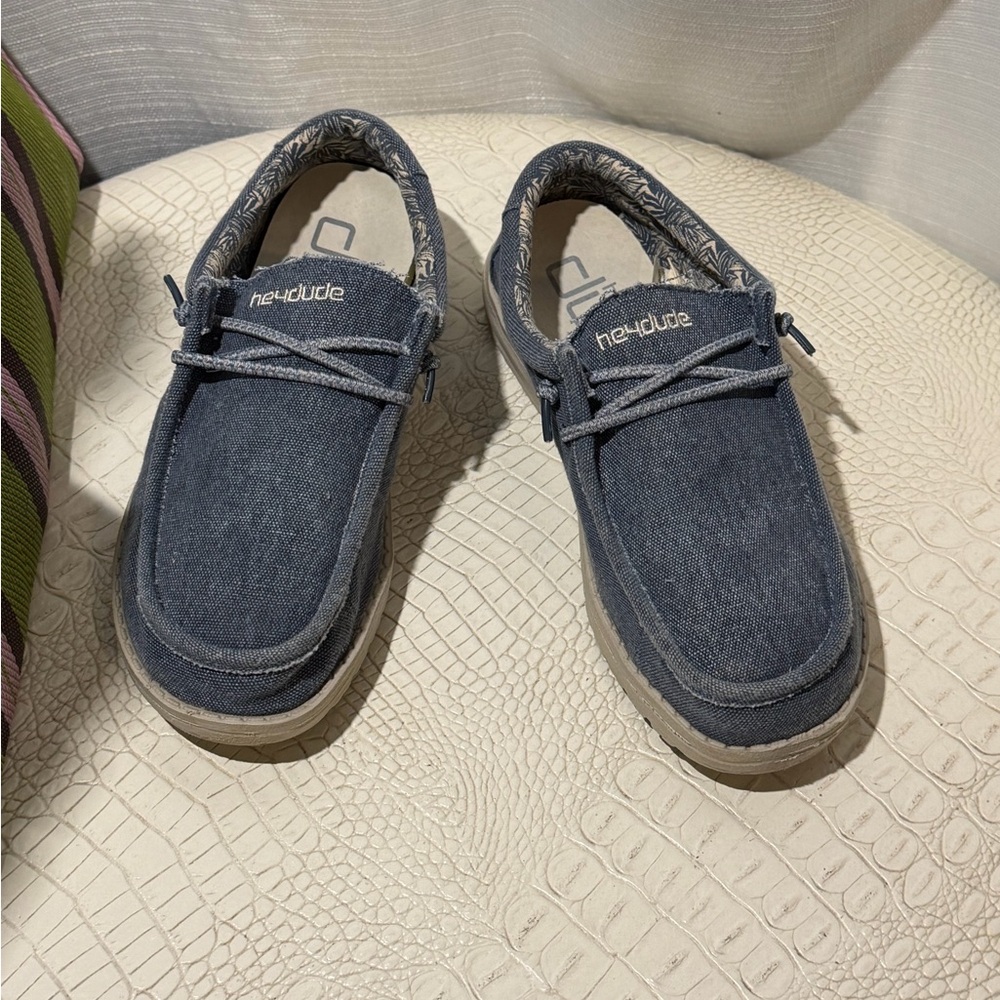 Hey Dude Women's Loafers - Denim Blue - Picture 2 of 8